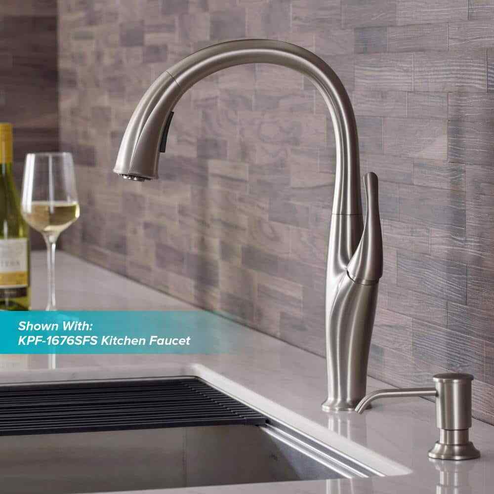 KRAUS Kitchen Soap Dispenser in Spot Free Stainless Steel KSD-80SFS