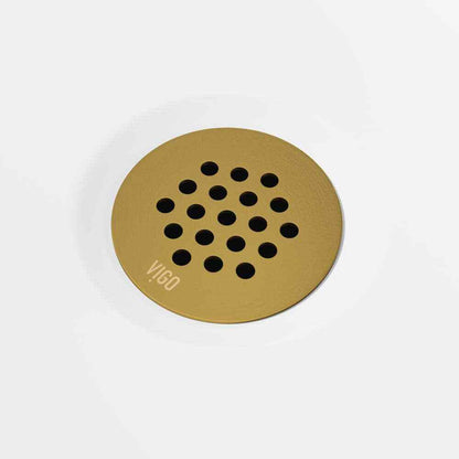 VIGO Vessel Bathroom Sink Drain in Matte Brushed Gold VG07001MG