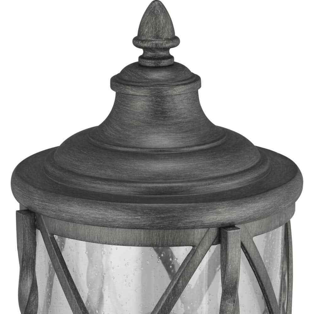 Home Decorators Walcott Manor 1-Light Antique Pewter Outdoor Transitional Post