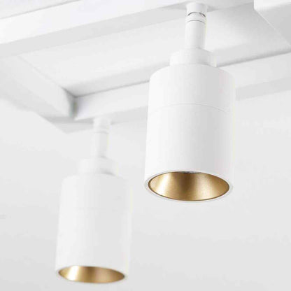 Vidalite White Modern LED Fixed Track Light 42-Watt Six Rotating Gimbal Heads