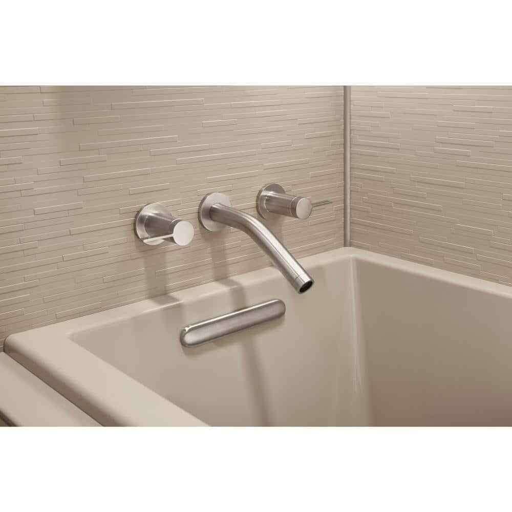 KOHLER Clearflo Slotted Overflow Bath Drain in Vibrant Brushed Nickel K-7272-BN
