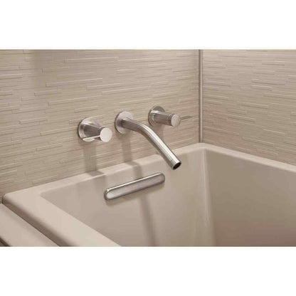 KOHLER Clearflo Slotted Overflow Bath Drain in Vibrant Brushed Nickel K-7272-BN