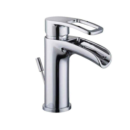 Glacier Bay Kiso Single Hole Single-Handle Low-Arc Bathroom Faucet in Chrome
