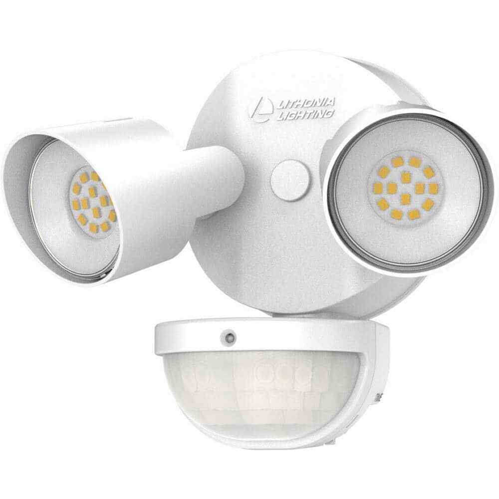 Lithonia Lighting Contractor HGX White Motion Activated Outdoor LED Flood Light
