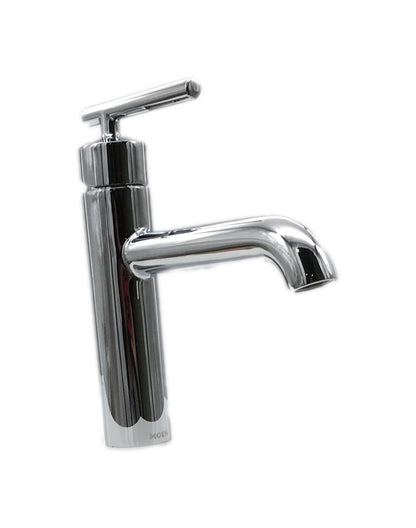 MOEN Gibson Single Hole Single-Handle Bathroom Faucet w/ Drain Assembly Chrome