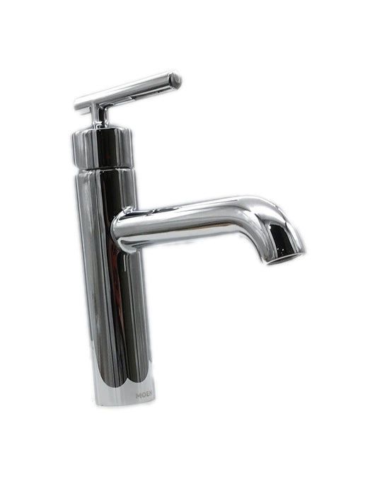 MOEN Gibson Single Hole Single-Handle Bathroom Faucet w/ Drain Assembly Chrome