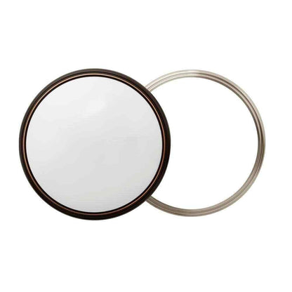 Commercial Electric 12" Light Brushed Nickel and Oil-Rubbed Bronze Flush Mount