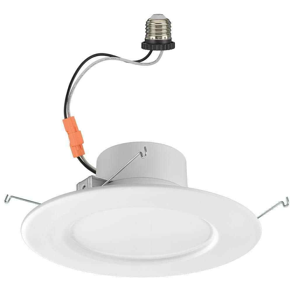 Commercial Electric 5 in./6 in. T20 Smart Color CCT LED Recessed Light Trim