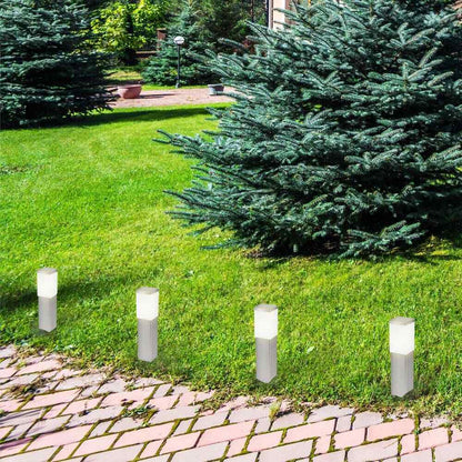 Eglo Calgary 4 in. W x 17.12 in. H Stainless Steel Outdoor Path Light