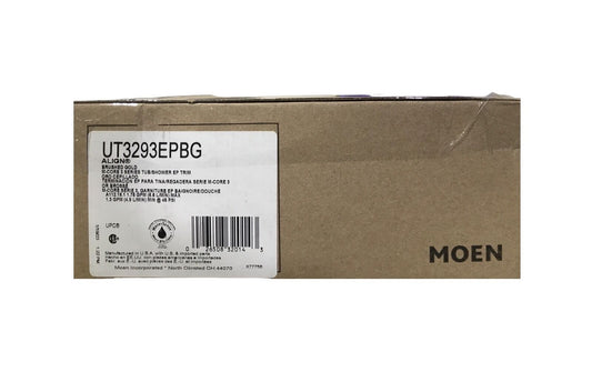 MOEN Align M-CORE 3-Series 1-Handle Eco-Performance Tub and Shower Trim Kit Gold