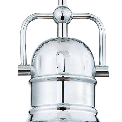 Westinghouse Boswell 1-Light Chrome LED Mini Pendant w/ Frosted Acrylic Lens