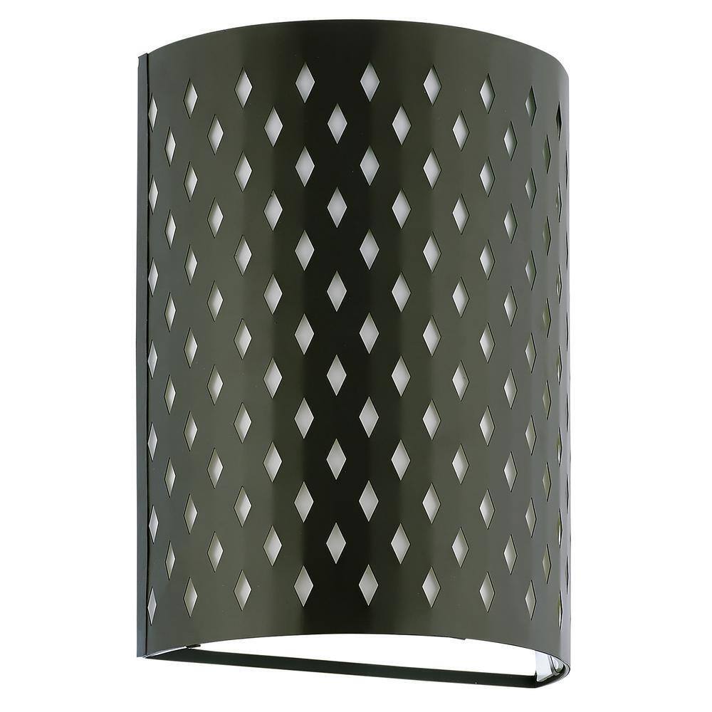 River of Goods Theo 1-Light Matte Black Wall Lantern Sconce Exterior Lighting