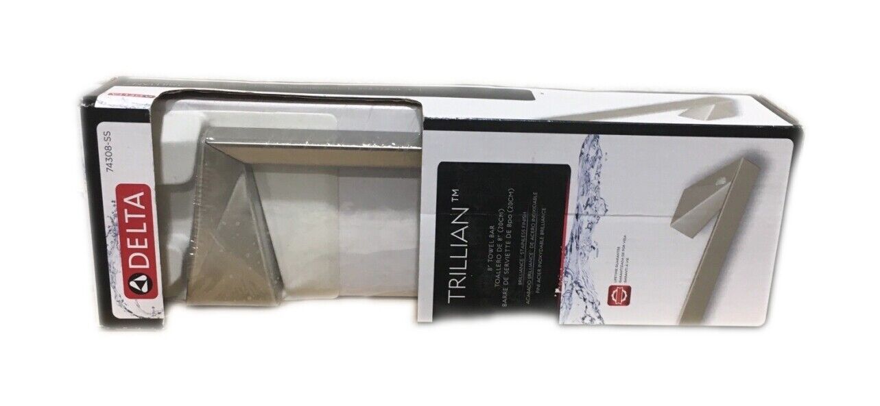 Delta Trillian 8 in. Hand Towel Bar in Stainless