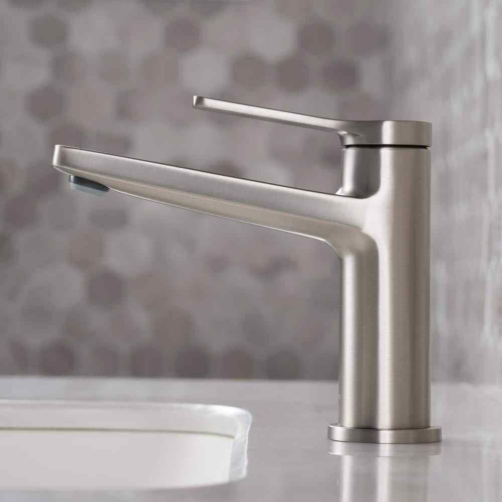 KRAUS Indy Single Hole Single-Handle Basin Bathroom Faucet in