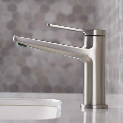 KRAUS Indy Single Hole Single-Handle Basin Bathroom Faucet in