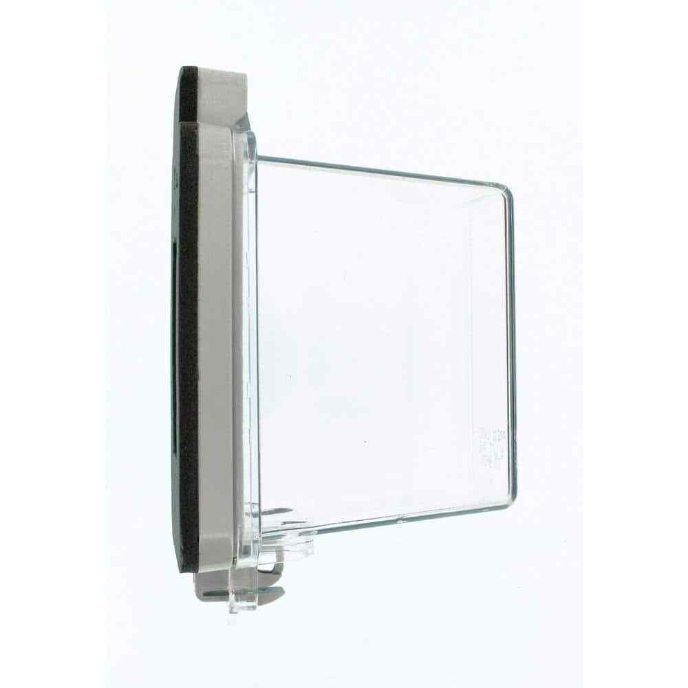 Leviton 1-Gang Decora/GFCI Device While-In-Use Outdoor Cover Clear 5977-DCL