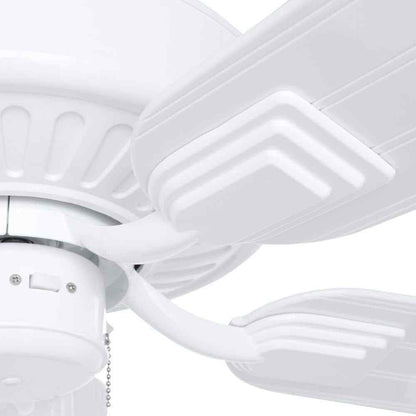 Hampton Bay Barrow Island 52 in. Indoor/Outdoor Wet Rated White Ceiling fan