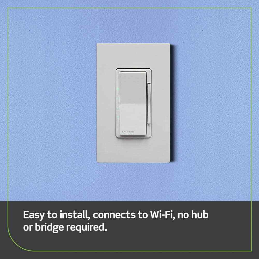 Leviton Decora Smart 2nd Gen Wi-Fi Fan Controller White R02-D24SF-1RW
