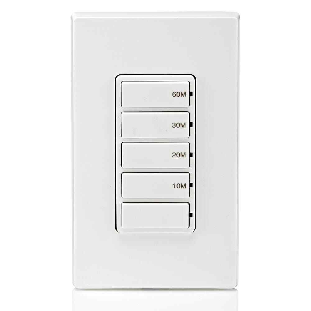 Leviton Decora 15A 60-Minute Indoor In-Wall Countdown Timer Switch 1/2 HP/9.8A