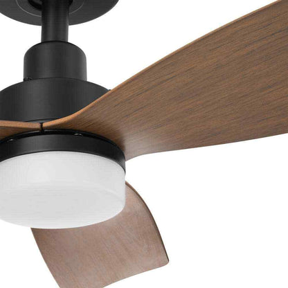 Hampton Bay Marlston 36 in. CCT LED Indoor/Outdoor Ceiling Fan Matte Black