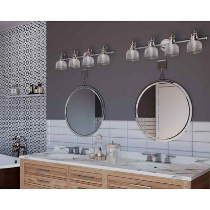 Progress Lighting Archie Polished Chrome Clear Glass Bathroom Vanity Light