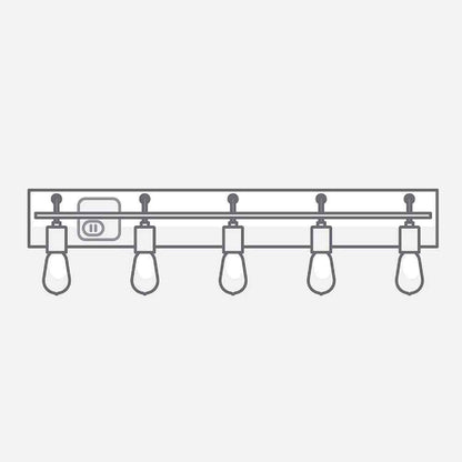 Home Decorators Westbrook Weathered Oak Rustic Farmhouse Bathroom Vanity Light
