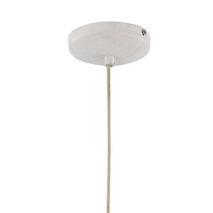 Bel Air Lighting 1-Light White Globe Hanging Kitchen Pendant Light