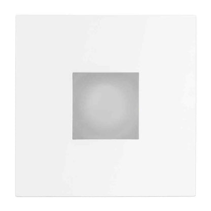 Globe Electric 4 in. Square Shower White Matte Recessed Lighting Kit 90653