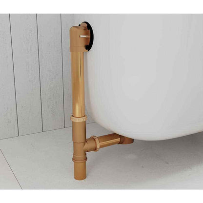 Everbilt Trip Lever 1-1/2 in. 20-Gauge Brass Pipe Bath Waste and Overflow Drain