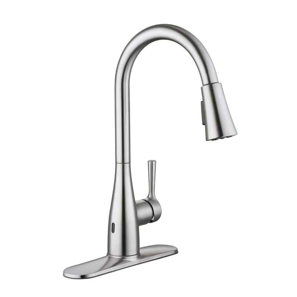 Glacier Bay Sadira Touchless Single Handle Pull-Down Sprayer Kitchen Faucet