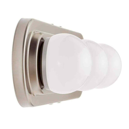 Hampton Bay Midford 3-Light Brush Nickel LED Bathroom Vanity Light Bar 59003-SN