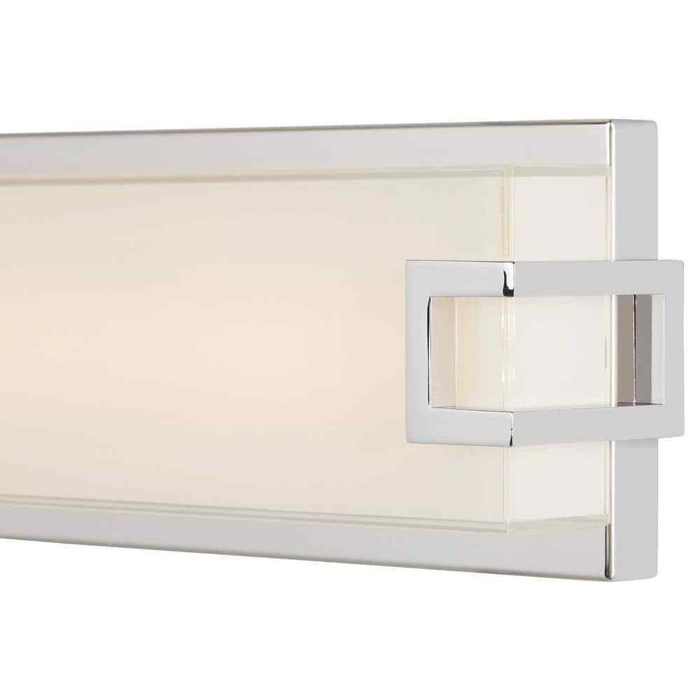Home Decorators Collection Grandale 23.25 in. Chrome LED Vanity Light 22732