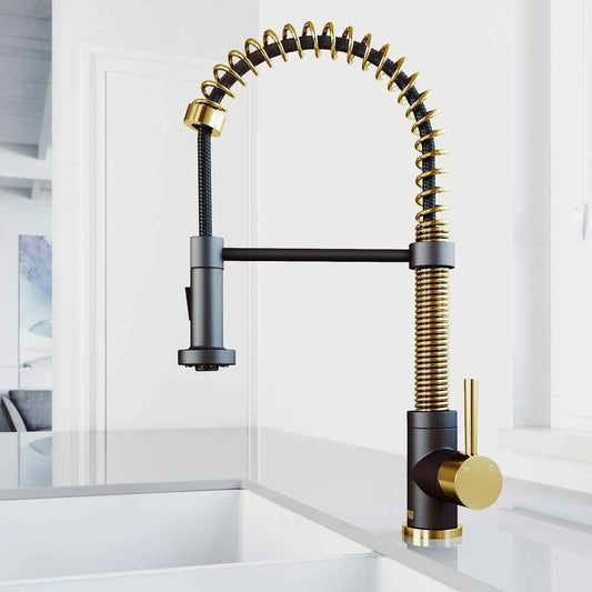 VIGO Edison Single Handle Pull-Down Sprayer Kitchen Faucet