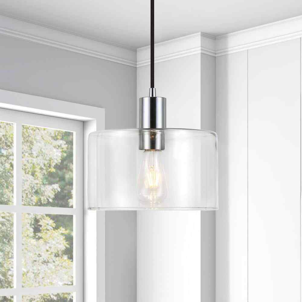 Meyer&Cross Henri 1-Light Polished Nickel Pendant