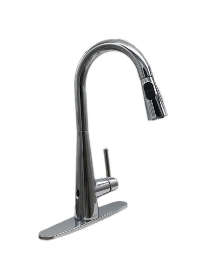 MOEN Sleek Touchless Single-Handle Pull-Down Sprayer Kitchen Faucet in Chrome