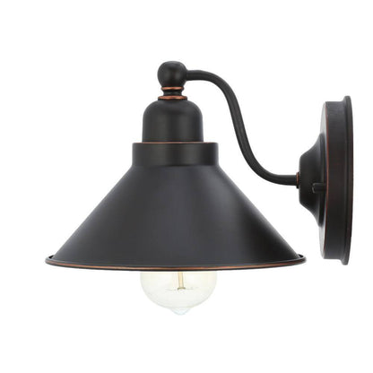 SATCO Bridgeview 7.25 in. 1-Light Mission Dust Bronze Wall Sconce