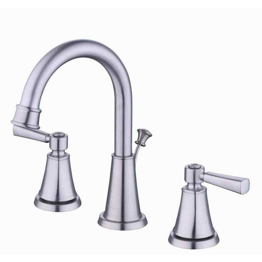 Glacier Bay Melina 8 in. Widespread Double-Handle High-Arc Bathroom Faucet