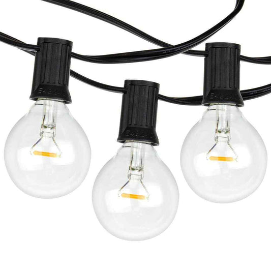 Newhouse Lighting 17 ft. Plug-in Globe Bulb LED String Lights