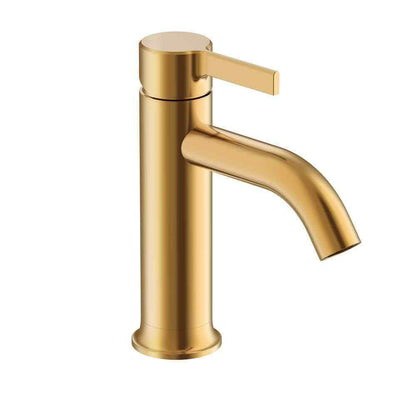 Glacier Bay Ryden Single Hole Single-Handle Bathroom Faucet in Brushed Gold