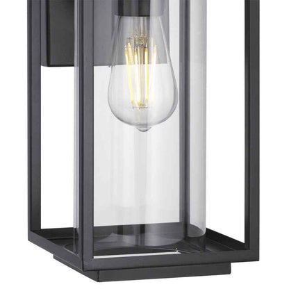 Progress Lighting Macstreet 1-Light Matte Black Modern Outdoor Wall Lantern