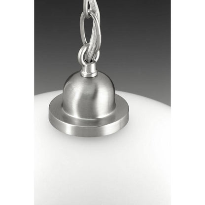 Progress Lighting Classic 1-Light Brushed Nickel Pendant P500149-009