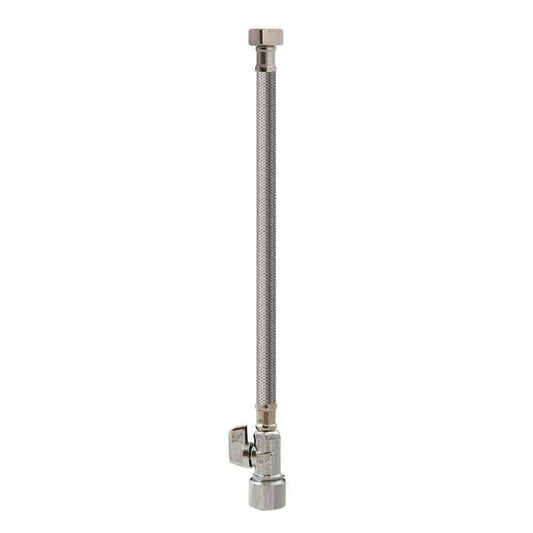 KEENEY 5/8 in. x 20 in. Quick Lock Stainless Steel Faucet Supply Line