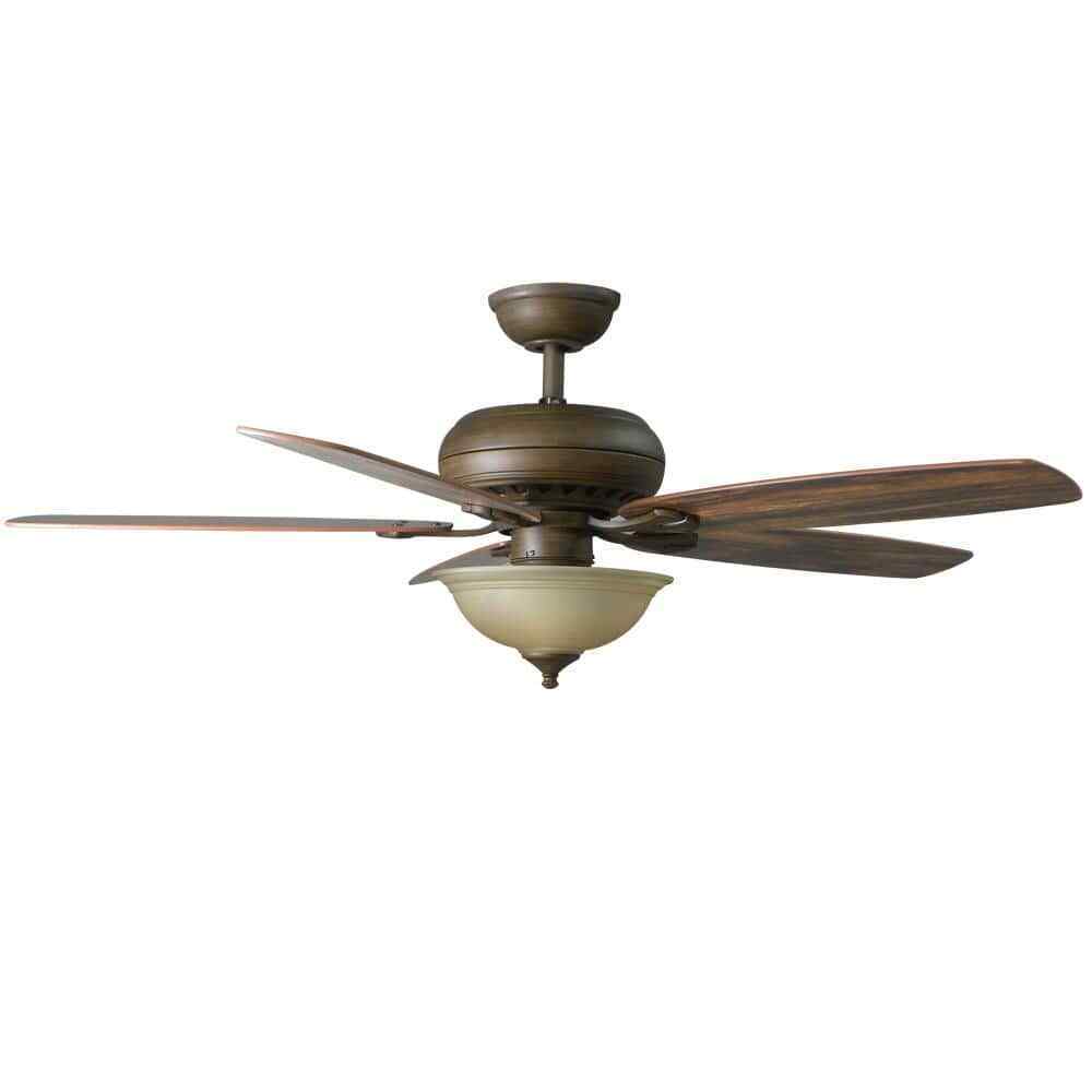 Hampton Bay Southwind 52 in. LED Indoor Venetian Bronze Ceiling Fan