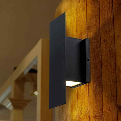 Monteaux Lighting Novus 2-Light Black LED Modern Wall Sconce Light Fixture