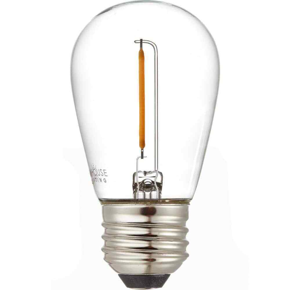 Newhouse Lighting S14 Shatter-Resistant String Light Edison LED Bulbs 30-Pack
