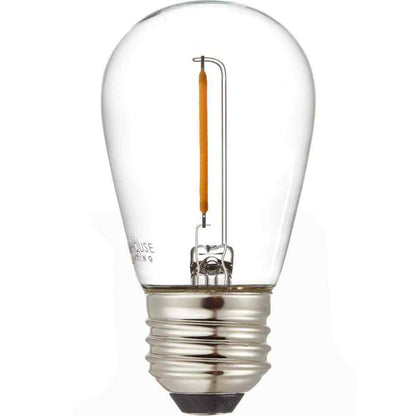 Newhouse Lighting S14 Shatter-Resistant String Light Edison LED Bulbs 30-Pack