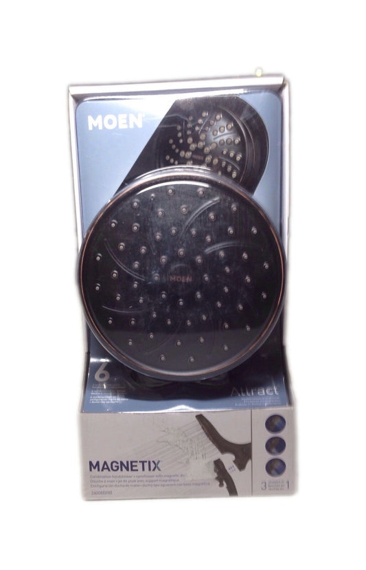 MOEN Attract w/ Magnetix Dual Wall Mount Fixed and Handheld Shower Bronze