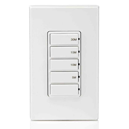 Leviton Decora 15 Amp 30-Minute In-Wall Timer Switch 1/2 HP/9.8Amp Fan/Motor