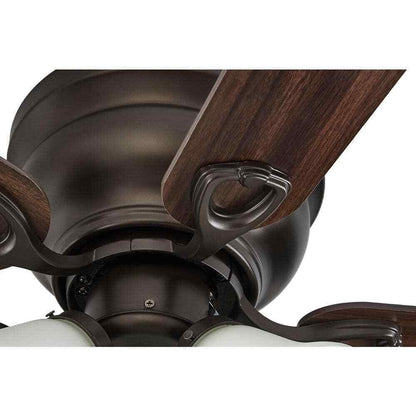 Clarkston II 44 in. LED Indoor Oil Rubbed Bronze Ceiling Fan w/ Light Kit