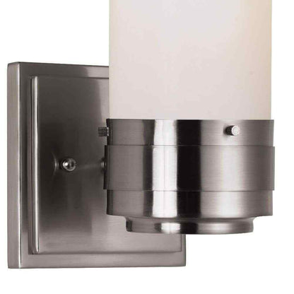 Bel Air Lighting Fusion 1-Light Brushed Nickel Wall Sconce Light Fixture